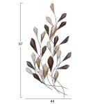 ΜΕΤΑΛΛΙΚΟ ΔΙΑΚΟΣΜΗΤΙΚΟ ΤΟΙΧΟΥ HM7159 ΑΝΘΡΑΚΙ ΧΡΥΣΟ 44x5x87Y εκ.