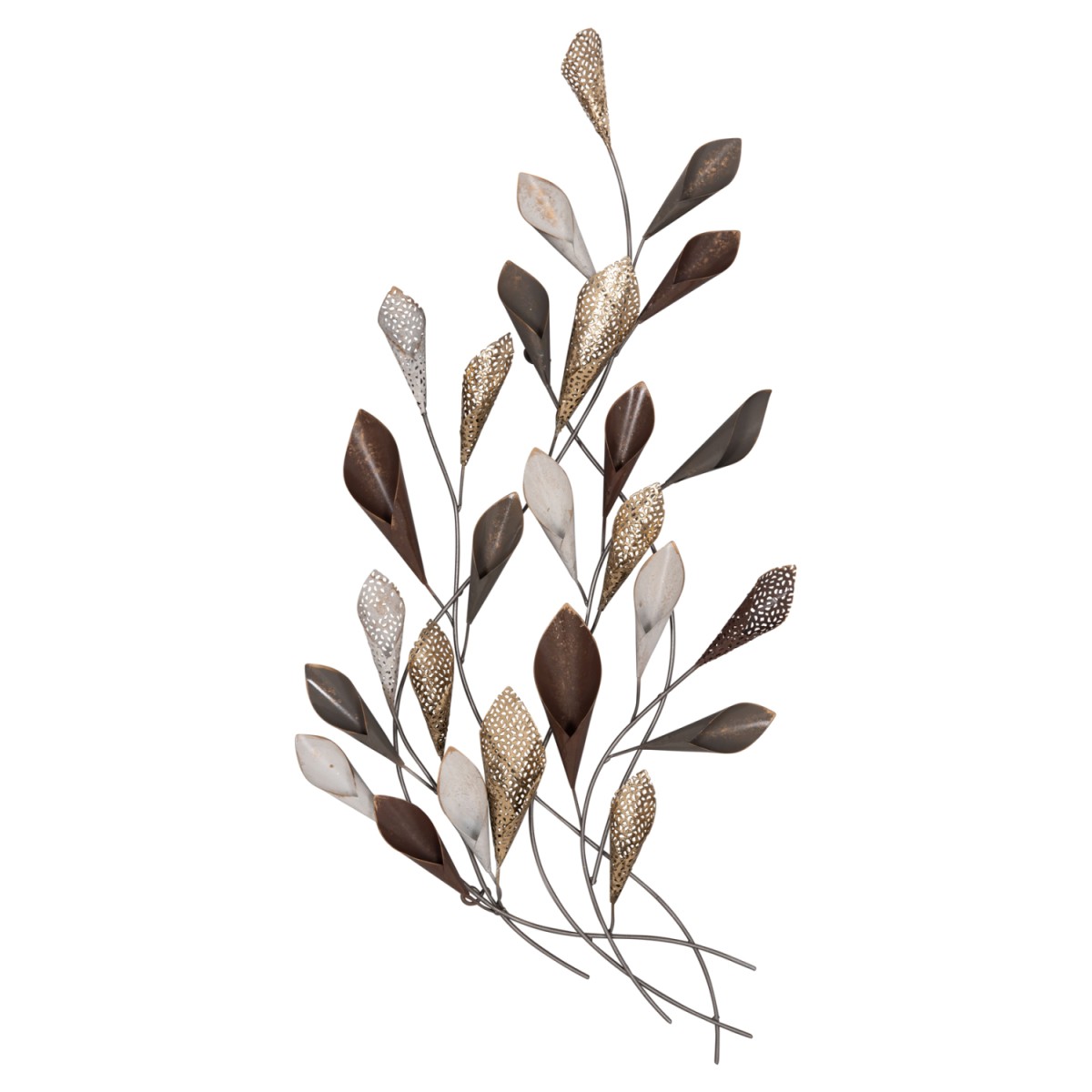 ΜΕΤΑΛΛΙΚΟ ΔΙΑΚΟΣΜΗΤΙΚΟ ΤΟΙΧΟΥ HM7159 ΑΝΘΡΑΚΙ ΧΡΥΣΟ 44x5x87Y εκ.