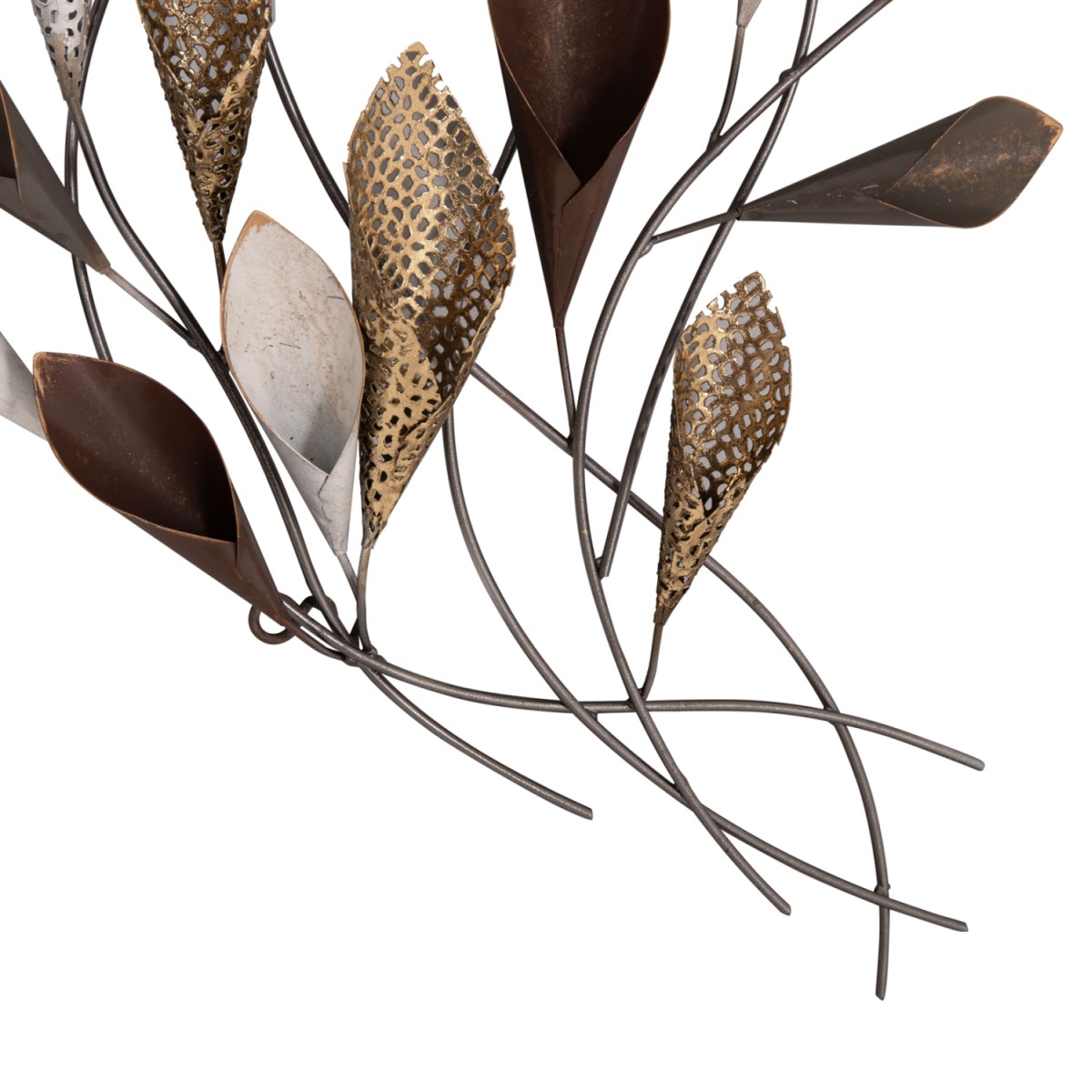 ΜΕΤΑΛΛΙΚΟ ΔΙΑΚΟΣΜΗΤΙΚΟ ΤΟΙΧΟΥ HM7159 ΑΝΘΡΑΚΙ ΧΡΥΣΟ 44x5x87Y εκ.