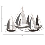 ΜΕΤΑΛΛΙΚΟ ΔΙΑΚΟΣΜΗΤΙΚΟ ΤΟΙΧΟΥ HM7160 ΑΝΘΡΑΚΙ ΛΕΥΚΟ ΧΡΥΣΟ 91x3x55Y εκ.