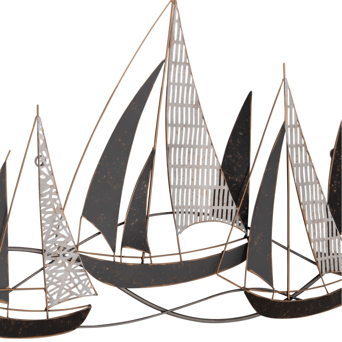 ΜΕΤΑΛΛΙΚΟ ΔΙΑΚΟΣΜΗΤΙΚΟ ΤΟΙΧΟΥ HM7160 ΑΝΘΡΑΚΙ ΛΕΥΚΟ ΧΡΥΣΟ 91x3x55Y εκ.