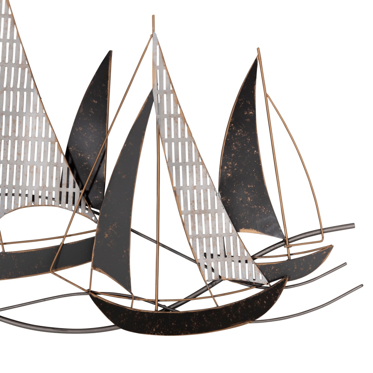 ΜΕΤΑΛΛΙΚΟ ΔΙΑΚΟΣΜΗΤΙΚΟ ΤΟΙΧΟΥ HM7160 ΑΝΘΡΑΚΙ ΛΕΥΚΟ ΧΡΥΣΟ 91x3x55Y εκ.