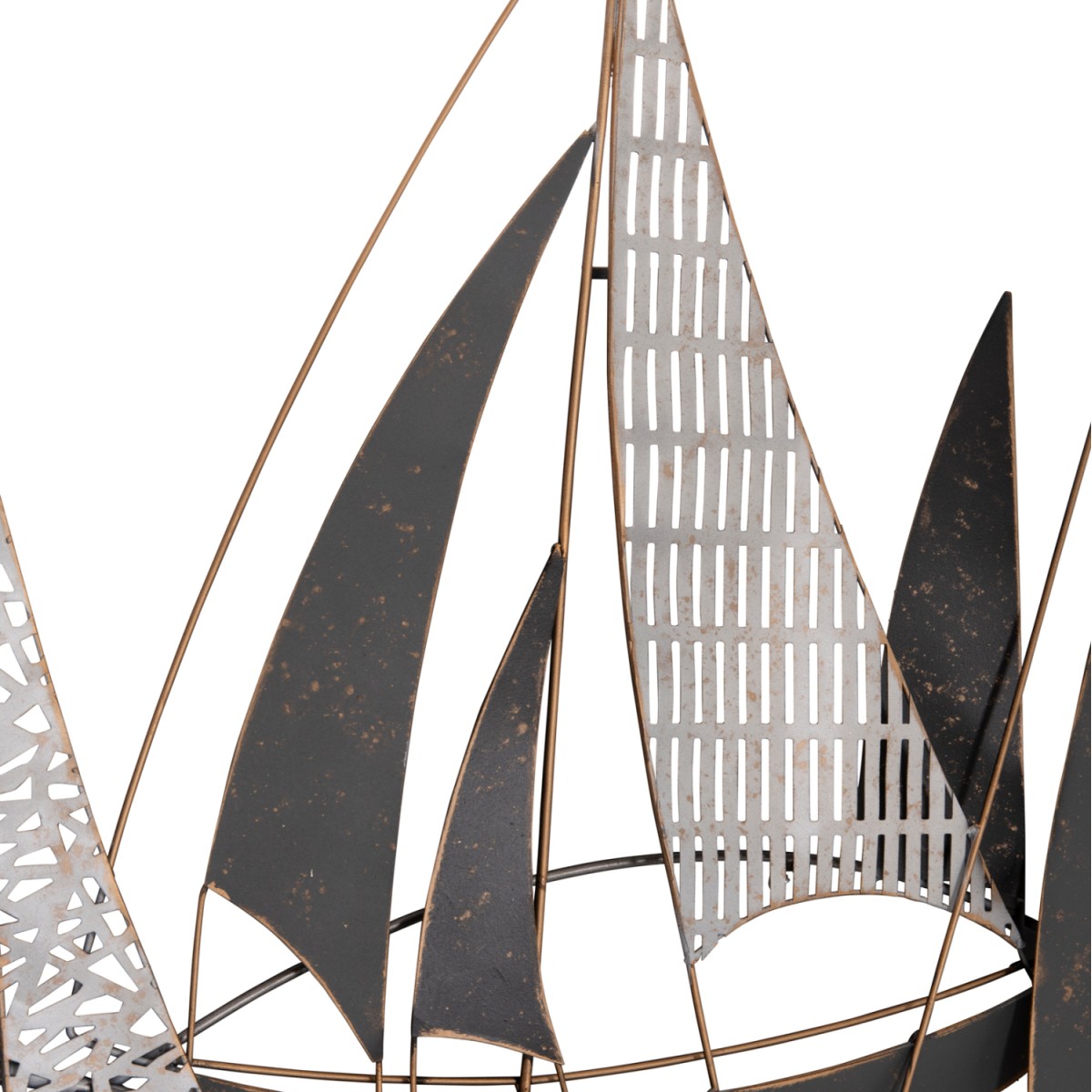 ΜΕΤΑΛΛΙΚΟ ΔΙΑΚΟΣΜΗΤΙΚΟ ΤΟΙΧΟΥ HM7160 ΑΝΘΡΑΚΙ ΛΕΥΚΟ ΧΡΥΣΟ 91x3x55Y εκ.