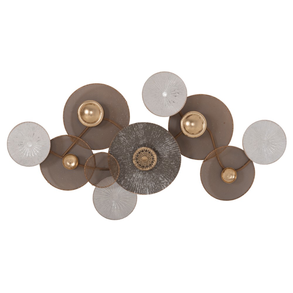 ΜΕΤΑΛΛΙΚΟ ΔΙΑΚΟΣΜΗΤΙΚΟ ΤΟΙΧΟΥ HM7165 ΧΡΥΣΟ ΛΕΥΚΟ 91x6x50Y εκ.