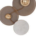 ΜΕΤΑΛΛΙΚΟ ΔΙΑΚΟΣΜΗΤΙΚΟ ΤΟΙΧΟΥ HM7165 ΧΡΥΣΟ ΛΕΥΚΟ 91x6x50Y εκ.