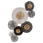 ΜΕΤΑΛΛΙΚΟ ΔΙΑΚΟΣΜΗΤΙΚΟ ΤΟΙΧΟΥ HM7170 ΓΚΡΙ ΕΚΡΟΥ ΧΡΥΣΟ 88x7x51Y εκ.