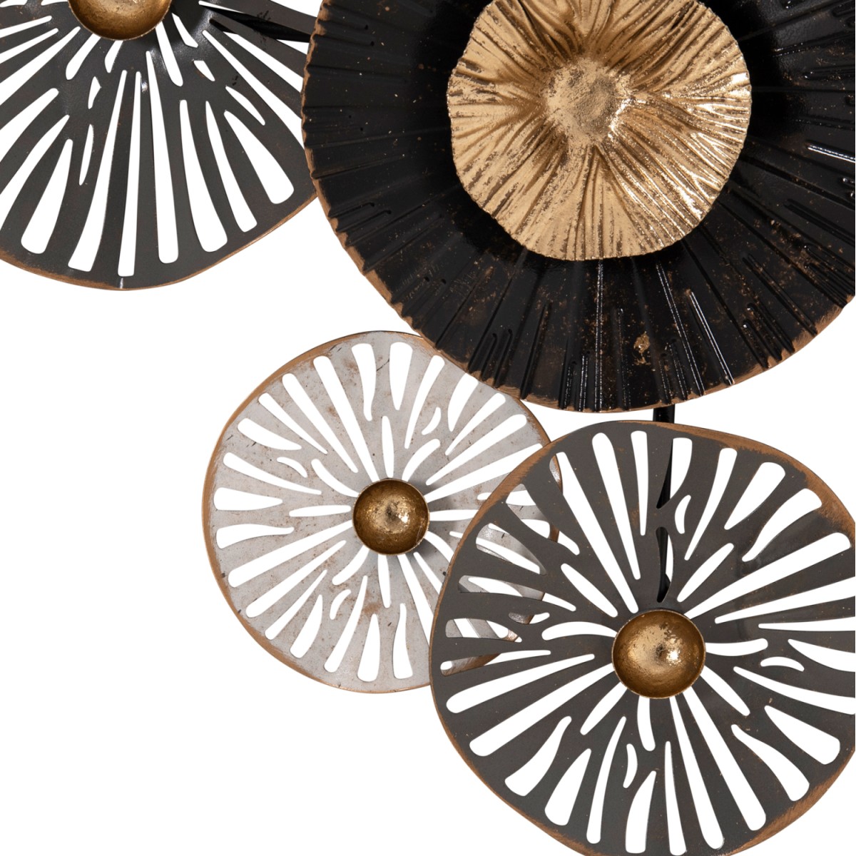 ΜΕΤΑΛΛΙΚΟ ΔΙΑΚΟΣΜΗΤΙΚΟ ΤΟΙΧΟΥ HM7170 ΓΚΡΙ ΕΚΡΟΥ ΧΡΥΣΟ 88x7x51Y εκ.