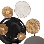 ΜΕΤΑΛΛΙΚΟ ΔΙΑΚΟΣΜΗΤΙΚΟ ΤΟΙΧΟΥ HM7179 ΓΚΡΙ ΧΡΥΣΟ 66x6x38Y εκ.