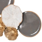 ΜΕΤΑΛΛΙΚΟ ΔΙΑΚΟΣΜΗΤΙΚΟ ΤΟΙΧΟΥ HM7179 ΓΚΡΙ ΧΡΥΣΟ 66x6x38Y εκ.