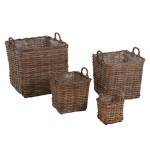 ΣΕΤ ΔΙΑΚΟΣΜΗΤΙΚΑ ΚΑΛΑΘΙΑ KATER HM9657 4ΤΜΧ ΑΠΟ KUBU RATTAN ΣΕ ΓΚΡΙ 52x52x50-57Υεκ. ΣΕΤ ΔΙΑΚΟΣΜΗΤΙΚΑ ΚΑΛΑΘΙΑ KATER HM9657 4ΤΜΧ ΑΠΟ KUBU RATTAN ΣΕ ΓΚΡΙ 52x52x50-57Υεκ.