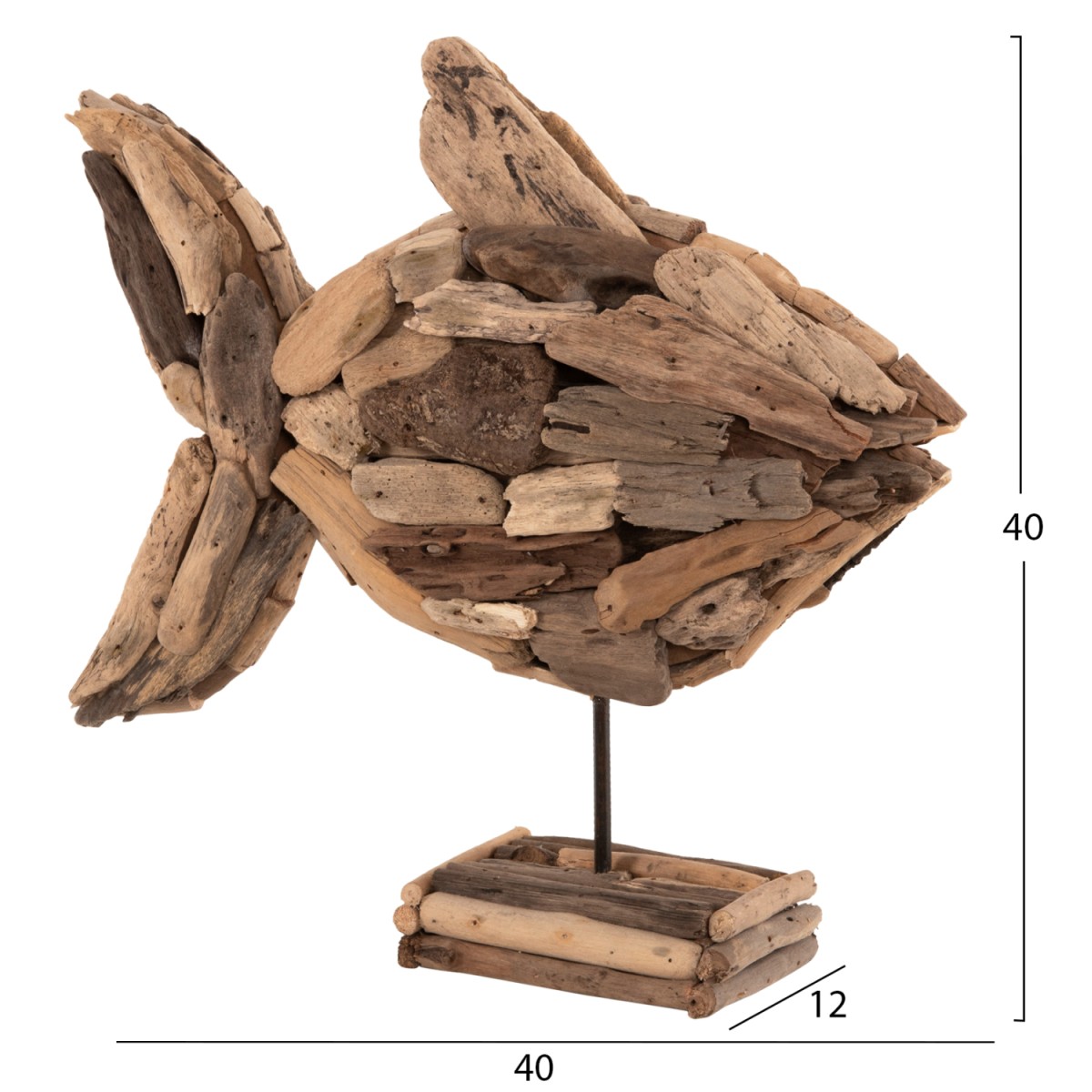ΕΠΙΤΡΑΠΕΖΙΟ ΔΙΑΚΟΣΜΗΤΙΚΟ ΨΑΡΙ HM4271 DRIFTWOOD ΣΕ ΦΥΣΙΚΟ 40x12x40Υ εκ. ΕΠΙΤΡΑΠΕΖΙΟ ΔΙΑΚΟΣΜΗΤΙΚΟ ΨΑΡΙ HM4271 DRIFTWOOD ΣΕ ΦΥΣΙΚΟ 40x12x40Υ εκ.