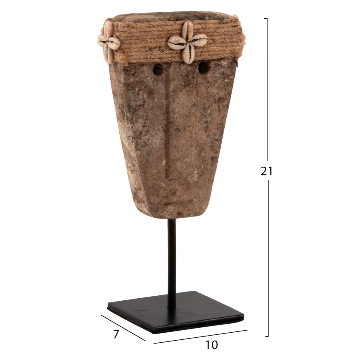 ΕΠΙΤΡΑΠΕΖΙΟ ΔΙΑΚΟΣΜΗΤΙΚΟ ΠΡΟΣΩΠΟ HM4315 PARAS STONE-ΜΕΤΑΛΛΙΚΟ ΜΑΥΡΟ STAND 10x7x21Υ εκ. ΕΠΙΤΡΑΠΕΖΙΟ ΔΙΑΚΟΣΜΗΤΙΚΟ ΠΡΟΣΩΠΟ HM4315 PARAS STONE-ΜΕΤΑΛΛΙΚΟ ΜΑΥΡΟ STAND 10x7x21Υ εκ.