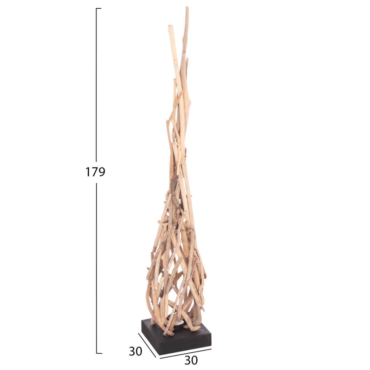 ΔΙΑΚΟΣΜΗΤΙΚΟ ΦΩΤΙΣΤΙΚΟ ΔΑΠΕΔΟΥ FLAMER HM4439 DRIFTWOOD ΣΕ ΦΥΣΙΚΟ 30x30x179Υεκ. ΔΙΑΚΟΣΜΗΤΙΚΟ ΦΩΤΙΣΤΙΚΟ ΔΑΠΕΔΟΥ FLAMER HM4439 DRIFTWOOD ΣΕ ΦΥΣΙΚΟ 30x30x179Υεκ.