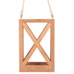 ΕΠΙΤΡΑΠΕΖΙΟ ΔΙΑΚΟΣΜΗΤΙΚΟ ΦΑΝΑΡΙ ΓΙΑ ΚΕΡΙ FENT HM4581 ΞΥΛΟ TEAK ΦΥΣΙΚΟ 20x20x30-58Υεκ.