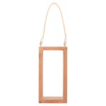 ΕΠΙΤΡΑΠΕΖΙΟ ΔΙΑΚΟΣΜΗΤΙΚΟ ΦΑΝΑΡΙ ΓΙΑ ΚΕΡΙ FENT HM4583 ΞΥΛΟ TEAK ΦΥΣΙΚΟ 15x15x30-53Υεκ.