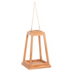 ΕΠΙΤΡΑΠΕΖΙΟ ΔΙΑΚΟΣΜΗΤΙΚΟ ΦΑΝΑΡΙ ΓΙΑ ΚΕΡΙ RAMI HM4584 ΞΥΛΟ TEAK ΦΥΣΙΚΟ 25x25x39-67Υεκ.