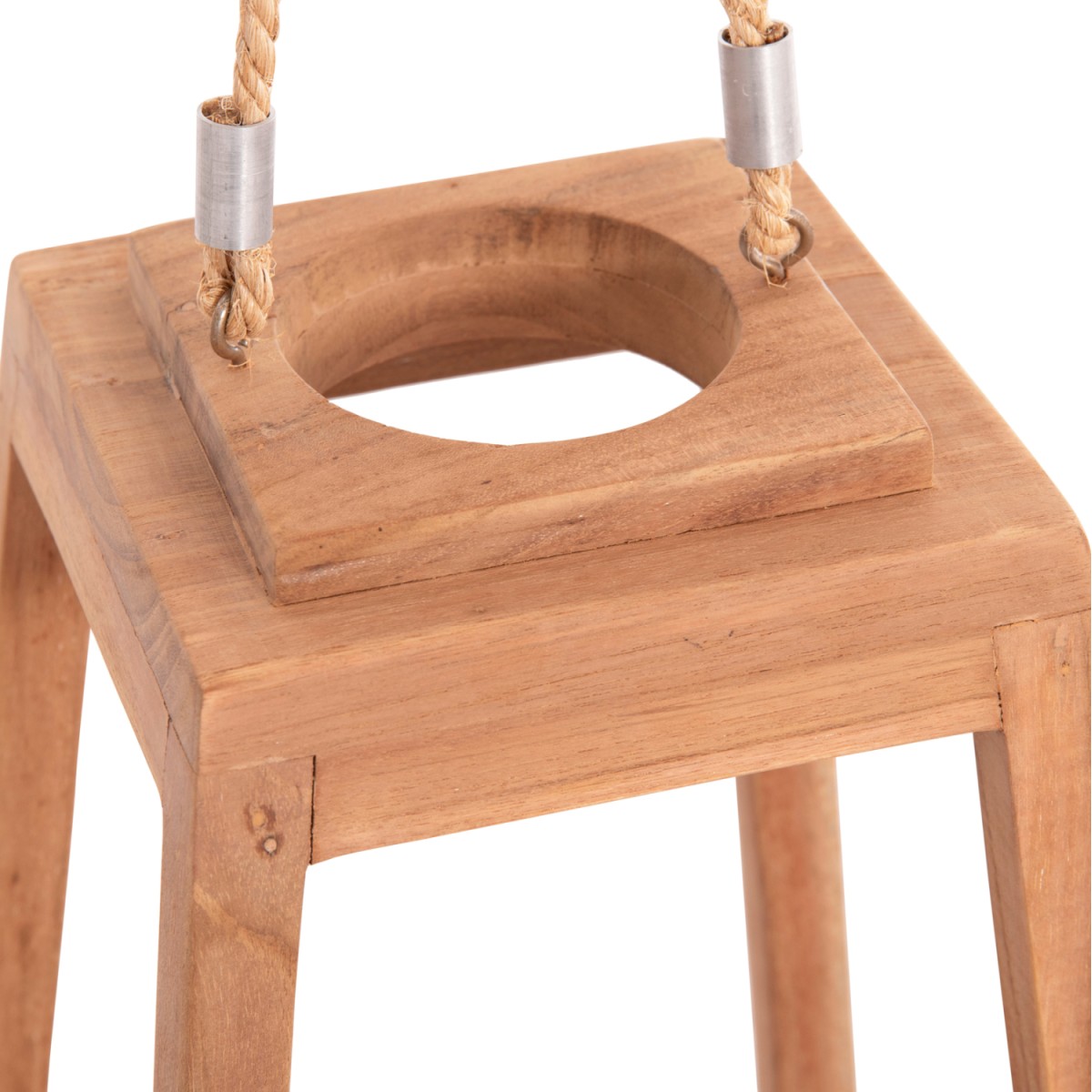 ΕΠΙΤΡΑΠΕΖΙΟ ΔΙΑΚΟΣΜΗΤΙΚΟ ΦΑΝΑΡΙ ΓΙΑ ΚΕΡΙ RAMI HM4584 ΞΥΛΟ TEAK ΦΥΣΙΚΟ 25x25x39-67Υεκ.