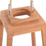 ΕΠΙΤΡΑΠΕΖΙΟ ΔΙΑΚΟΣΜΗΤΙΚΟ ΦΑΝΑΡΙ ΓΙΑ ΚΕΡΙ RAMI HM4584 ΞΥΛΟ TEAK ΦΥΣΙΚΟ 25x25x39-67Υεκ.