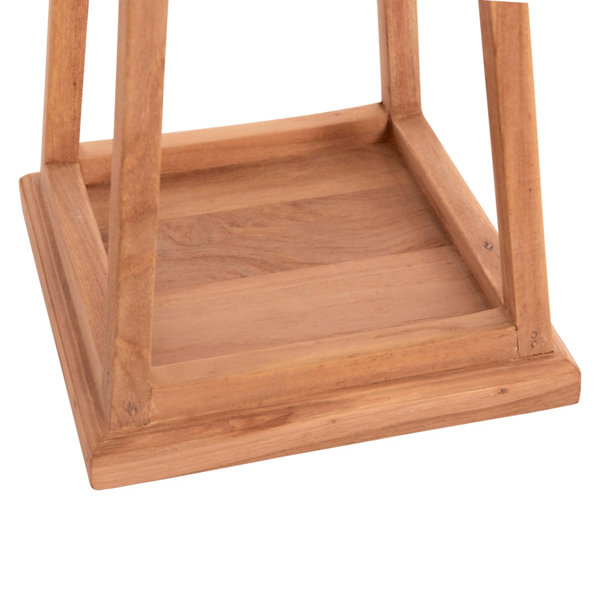 ΕΠΙΤΡΑΠΕΖΙΟ ΔΙΑΚΟΣΜΗΤΙΚΟ ΦΑΝΑΡΙ ΓΙΑ ΚΕΡΙ RAMI HM4584 ΞΥΛΟ TEAK ΦΥΣΙΚΟ 25x25x39-67Υεκ.