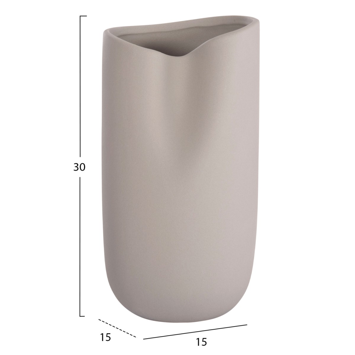 ΕΠΙΤΡΑΠΕΖΙΟ ΚΕΡΑΜΙΚΟ ΔΙΑΚΟΣΜΗΤΙΚΟ GLAΖΕ HM4607.03 ΓΚΡΙ ΜΑΤ 15x15x30Υεκ ΕΠΙΤΡΑΠΕΖΙΟ ΚΕΡΑΜΙΚΟ ΔΙΑΚΟΣΜΗΤΙΚΟ GLAΖΕ HM4607.03 ΓΚΡΙ ΜΑΤ 15x15x30Υεκ