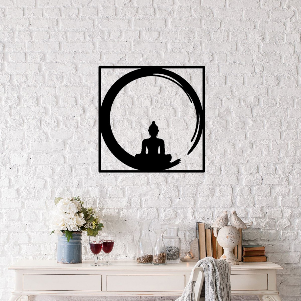 ΔΙΑΚΟΣΜΗΤΙΚΟ ΤΟΙΧΟΥ 100% ΜΕΤΑΛΛΙΚΟ ΜΑΥΡΟ BUDDHA FIGURE 50Χ50 HM7210 ΔΙΑΚΟΣΜΗΤΙΚΟ ΤΟΙΧΟΥ 100% ΜΕΤΑΛΛΙΚΟ ΜΑΥΡΟ BUDDHA FIGURE 50Χ50 HM7210