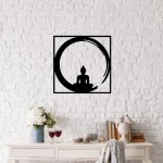 ΔΙΑΚΟΣΜΗΤΙΚΟ ΤΟΙΧΟΥ 100% ΜΕΤΑΛΛΙΚΟ ΜΑΥΡΟ BUDDHA FIGURE 50Χ50 HM7210 ΔΙΑΚΟΣΜΗΤΙΚΟ ΤΟΙΧΟΥ 100% ΜΕΤΑΛΛΙΚΟ ΜΑΥΡΟ BUDDHA FIGURE 50Χ50 HM7210