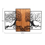 ΔΙΑΚΟΣΜΗΤΙΚΟ ΤΟΙΧΟΥ ILLUSION HM4654 ΦΥΛΛΑ ΜΕΤΑΛΛΟΥ-ΞΥΛΟ 125,5x3x79Υεκ. ΔΙΑΚΟΣΜΗΤΙΚΟ ΤΟΙΧΟΥ ILLUSION HM4654 ΦΥΛΛΑ ΜΕΤΑΛΛΟΥ-ΞΥΛΟ 125,5x3x79Υεκ.