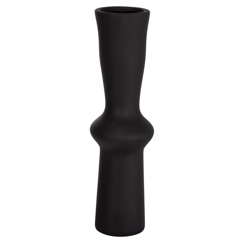 ΕΠΙΤΡΑΠΕΖΙΟ ΚΕΡΑΜΙΚΟ ΔΙΑΚΟΣΜΗΤΙΚΟ SCEPTER HM4637.02 ΜΑΥΡΟ ΜΑΤ Φ14x50Υεκ
