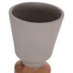 ΔΙΑΚΟΣΜΗΤΙΚΟ ΒΑΖΟ ΔΑΠΕΔΟΥ NEBULA HM4661.03 FIBER CEMENT ΓΚΡΙ--ΞΥΛΟ ΤΕΑΚ Φ60x115Υεκ. ΔΙΑΚΟΣΜΗΤΙΚΟ ΒΑΖΟ ΔΑΠΕΔΟΥ NEBULA HM4661.03 FIBER CEMENT ΓΚΡΙ--ΞΥΛΟ ΤΕΑΚ Φ60x115Υεκ.