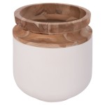 ΔΙΑΚΟΣΜΗΤΙΚΟ ΒΑΖΟ ΔΑΠΕΔΟΥ LINTER HM4662.02L FIBER CEMENT ΛΕΥΚΟ--ΞΥΛΟ ΤΕΑΚ Φ41x47Υεκ. ΔΙΑΚΟΣΜΗΤΙΚΟ ΒΑΖΟ ΔΑΠΕΔΟΥ LINTER HM4662.02L FIBER CEMENT ΛΕΥΚΟ--ΞΥΛΟ ΤΕΑΚ Φ41x47Υεκ.