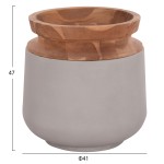 ΔΙΑΚΟΣΜΗΤΙΚΟ ΒΑΖΟ ΔΑΠΕΔΟΥ LINTER HM4662.03L FIBER CEMENT ΓΚΡΙ--ΞΥΛΟ ΤΕΑΚ Φ41x47Υ ΔΙΑΚΟΣΜΗΤΙΚΟ ΒΑΖΟ ΔΑΠΕΔΟΥ LINTER HM4662.03L FIBER CEMENT ΓΚΡΙ--ΞΥΛΟ ΤΕΑΚ Φ41x47Υ