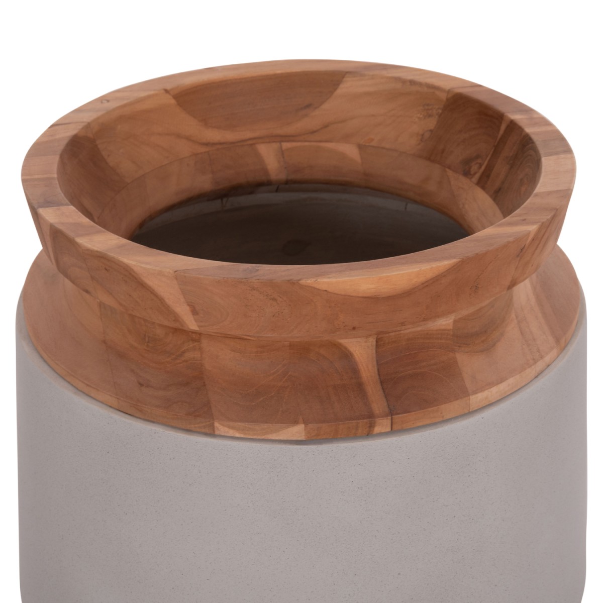 ΔΙΑΚΟΣΜΗΤΙΚΟ ΒΑΖΟ ΔΑΠΕΔΟΥ LINTER HM4662.03L FIBER CEMENT ΓΚΡΙ--ΞΥΛΟ ΤΕΑΚ Φ41x47Υ ΔΙΑΚΟΣΜΗΤΙΚΟ ΒΑΖΟ ΔΑΠΕΔΟΥ LINTER HM4662.03L FIBER CEMENT ΓΚΡΙ--ΞΥΛΟ ΤΕΑΚ Φ41x47Υ