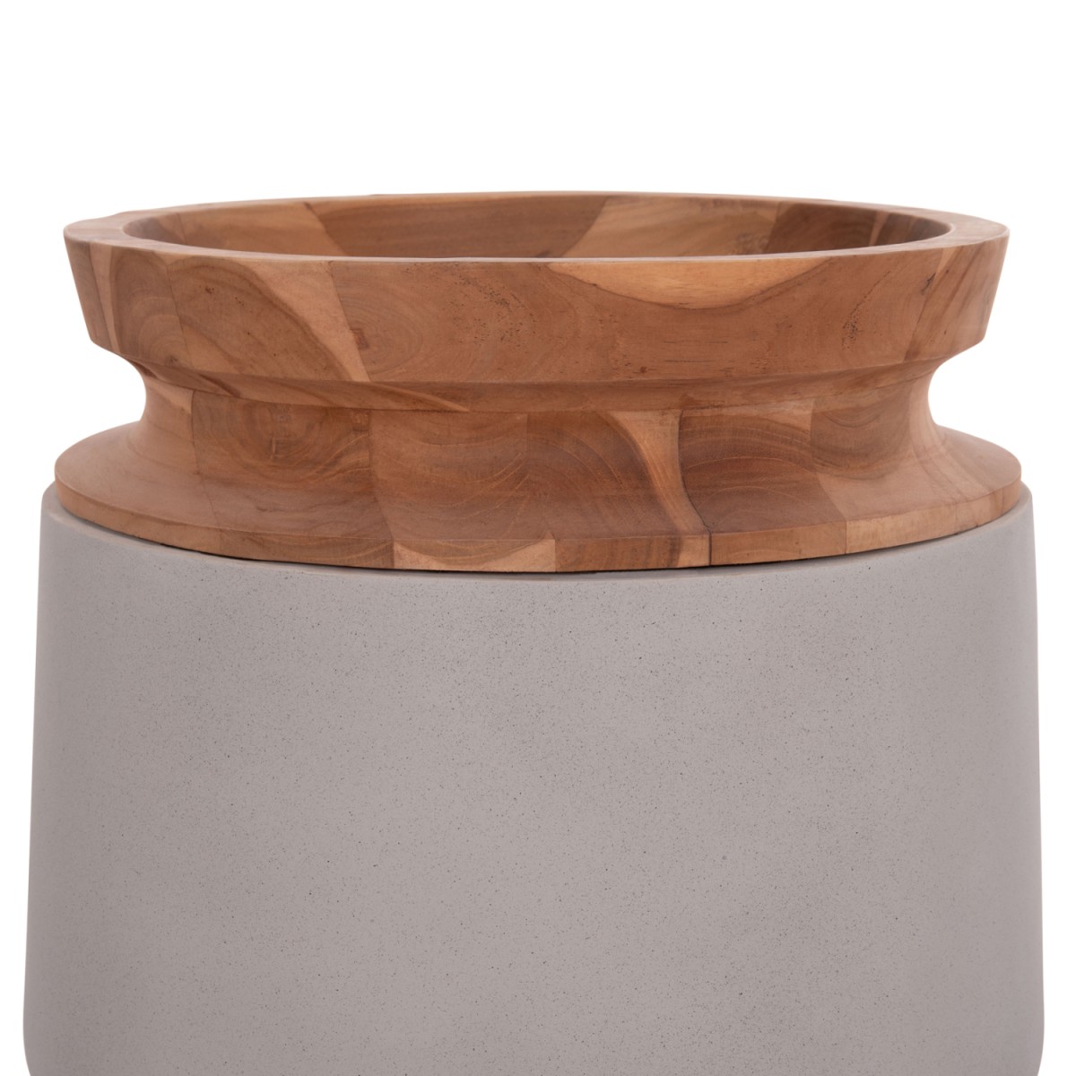 ΔΙΑΚΟΣΜΗΤΙΚΟ ΒΑΖΟ ΔΑΠΕΔΟΥ LINTER HM4662.03L FIBER CEMENT ΓΚΡΙ--ΞΥΛΟ ΤΕΑΚ Φ41x47Υ ΔΙΑΚΟΣΜΗΤΙΚΟ ΒΑΖΟ ΔΑΠΕΔΟΥ LINTER HM4662.03L FIBER CEMENT ΓΚΡΙ--ΞΥΛΟ ΤΕΑΚ Φ41x47Υ