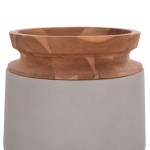 ΔΙΑΚΟΣΜΗΤΙΚΟ ΒΑΖΟ ΔΑΠΕΔΟΥ LINTER HM4662.03L FIBER CEMENT ΓΚΡΙ--ΞΥΛΟ ΤΕΑΚ Φ41x47Υ ΔΙΑΚΟΣΜΗΤΙΚΟ ΒΑΖΟ ΔΑΠΕΔΟΥ LINTER HM4662.03L FIBER CEMENT ΓΚΡΙ--ΞΥΛΟ ΤΕΑΚ Φ41x47Υ