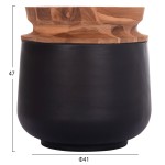 ΔΙΑΚΟΣΜΗΤΙΚΟ ΒΑΖΟ ΔΑΠΕΔΟΥ LINTER HM4662.01L FIBER CEMENT ΜΑΥΡΟ--ΞΥΛΟ ΤΕΑΚ Φ41x47Υεκ. ΔΙΑΚΟΣΜΗΤΙΚΟ ΒΑΖΟ ΔΑΠΕΔΟΥ LINTER HM4662.01L FIBER CEMENT ΜΑΥΡΟ--ΞΥΛΟ ΤΕΑΚ Φ41x47Υεκ.