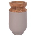 ΔΙΑΚΟΣΜΗΤΙΚΟ ΒΑΖΟ ΔΑΠΕΔΟΥ LINTER HM4662.05S FIBER CEMENT ΓΚΡΙ ΜΑΤ--ΞΥΛΟ ΤΕΑΚ Φ34x60Υεκ ΔΙΑΚΟΣΜΗΤΙΚΟ ΒΑΖΟ ΔΑΠΕΔΟΥ LINTER HM4662.05S FIBER CEMENT ΓΚΡΙ ΜΑΤ--ΞΥΛΟ ΤΕΑΚ Φ34x60Υεκ