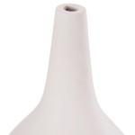 ΕΠΙΤΡΑΠΕΖΙΟ ΔΙΑΚΟΣΜΗΤΙΚΟ ΒΑΖΟ DENI HM4663.02L FIBER CEMENT ΣΕ ΛΕΥΚΟ--Φ26x39Υεκ