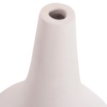ΕΠΙΤΡΑΠΕΖΙΟ ΔΙΑΚΟΣΜΗΤΙΚΟ ΒΑΖΟ DENI HM4663.02L FIBER CEMENT ΣΕ ΛΕΥΚΟ--Φ26x39Υεκ