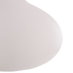 ΕΠΙΤΡΑΠΕΖΙΟ ΔΙΑΚΟΣΜΗΤΙΚΟ ΒΑΖΟ DENI HM4663.02M FIBER CEMENT ΣΕ ΛΕΥΚΟ--Φ30x29.5Υεκ