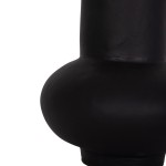 ΕΠΙΤΡΑΠΕΖΙΟ ΔΙΑΚΟΣΜΗΤΙΚΟ ΒΑΖΟ LEMA HM4664.01S ΤΕΡΑΚΟΤΑ ΣΕ ΜΑΥΡΟ--Φ22x22Υεκ.