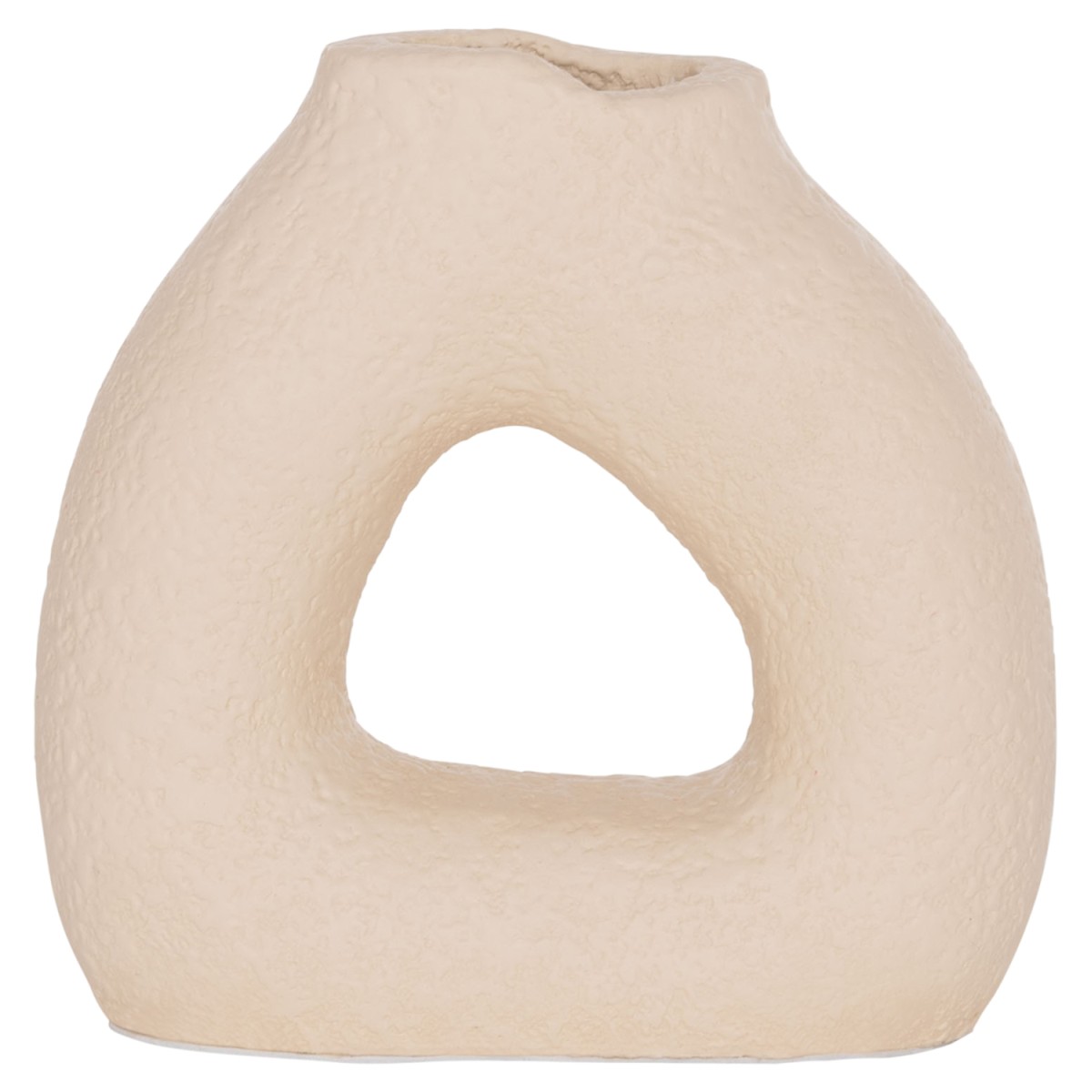 ΕΠΙΤΡΑΠΕΖΙΟ ΔΙΑΚΟΣΜΗΤΙΚΟ ΒΑΖΟ DECANT HM4667.02S ΤΕΡΑΚΟΤΑ ΣΕ ΚΡΕΜ--17.5x6.5x17Υεκ.