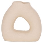 ΕΠΙΤΡΑΠΕΖΙΟ ΔΙΑΚΟΣΜΗΤΙΚΟ ΒΑΖΟ DECANT HM4667.02S ΤΕΡΑΚΟΤΑ ΣΕ ΚΡΕΜ--17.5x6.5x17Υεκ.