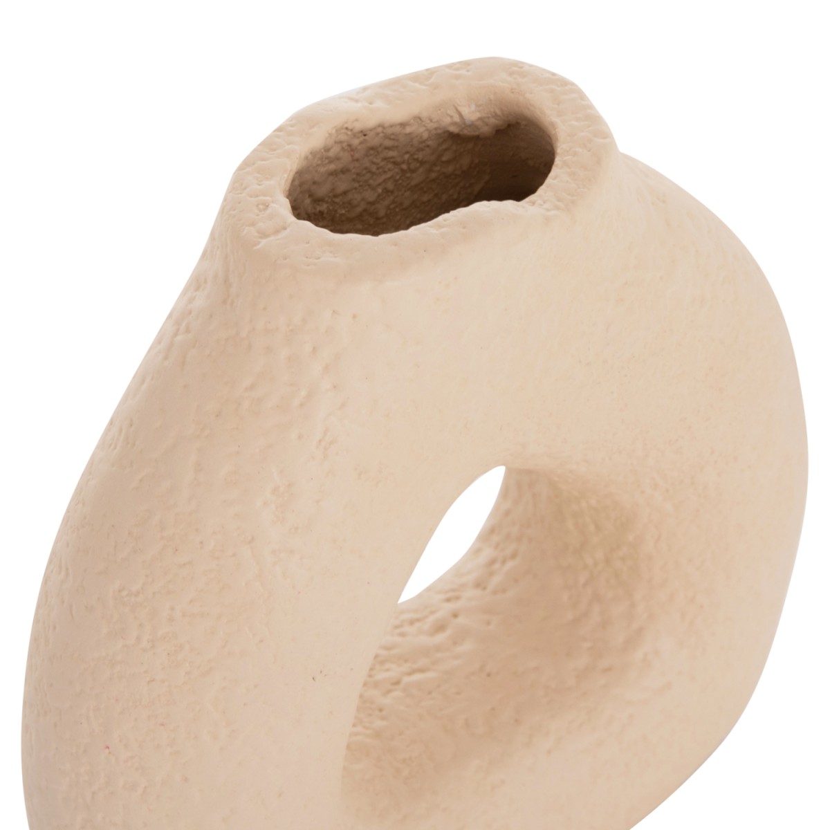 ΕΠΙΤΡΑΠΕΖΙΟ ΔΙΑΚΟΣΜΗΤΙΚΟ ΒΑΖΟ DECANT HM4667.02S ΤΕΡΑΚΟΤΑ ΣΕ ΚΡΕΜ--17.5x6.5x17Υεκ.