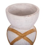 ΔΙΑΚΟΣΜΗΤΙΚΟ ΒΑΖΟ ΔΑΠΕΔΟΥ MAYNARD HM4672.02L FIBER CEMENT ΛΕΥΚΟ--RATTAN Φ32x62.5Υεκ. ΔΙΑΚΟΣΜΗΤΙΚΟ ΒΑΖΟ ΔΑΠΕΔΟΥ MAYNARD HM4672.02L FIBER CEMENT ΛΕΥΚΟ--RATTAN Φ32x62.5Υεκ.