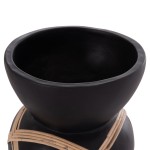 ΔΙΑΚΟΣΜΗΤΙΚΟ ΒΑΖΟ ΔΑΠΕΔΟΥ MAYNARD HM4672.01S FIBER CEMENT ΜΑΥΡΟ-RATTAN Φ27.5x50Υ ΔΙΑΚΟΣΜΗΤΙΚΟ ΒΑΖΟ ΔΑΠΕΔΟΥ MAYNARD HM4672.01S FIBER CEMENT ΜΑΥΡΟ-RATTAN Φ27.5x50Υ