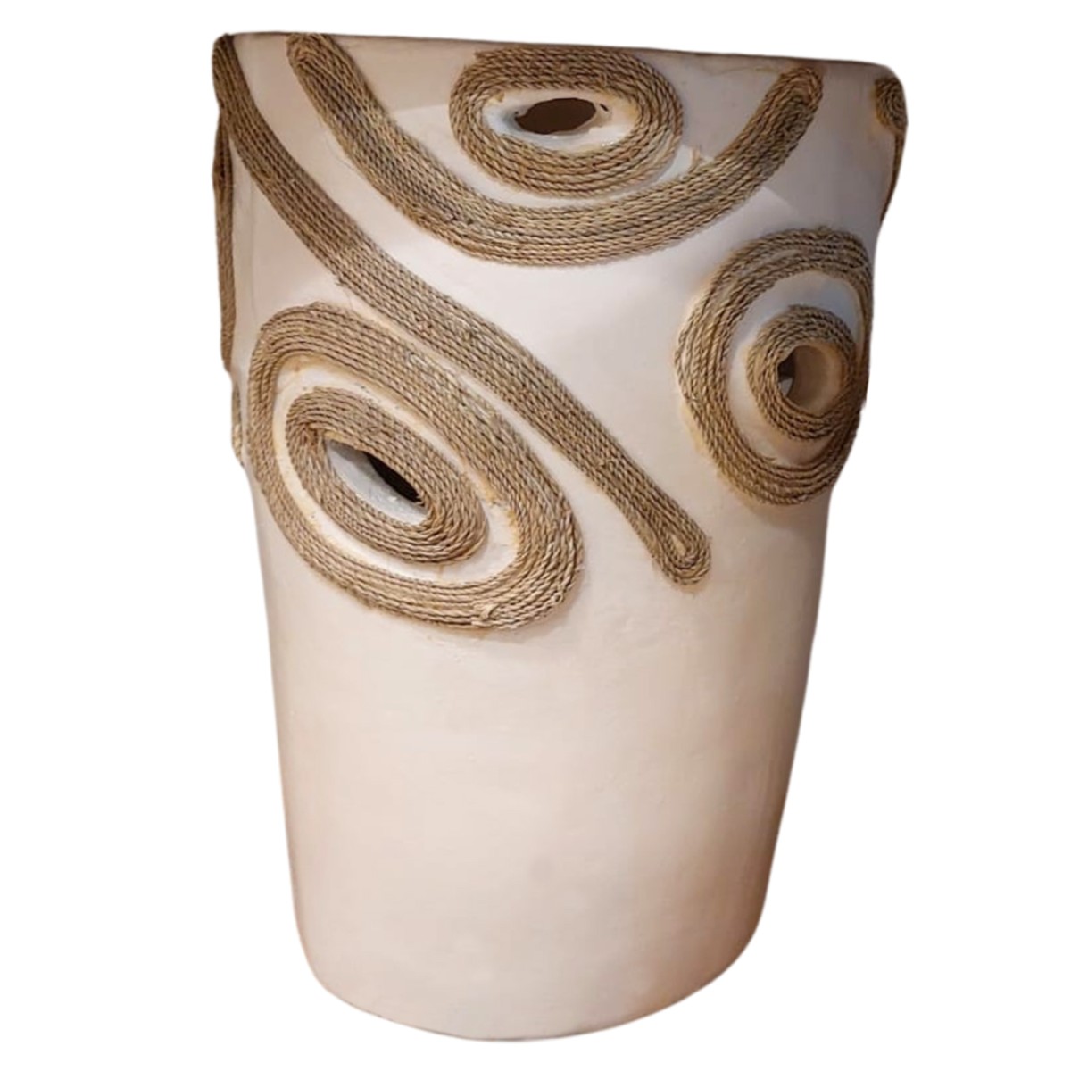 ΕΠΙΤΡΑΠΕΖΙΟ ΔΙΑΚΟΣΜΗΤΙΚΟ ΒΑΖΟ DEAN HM4677.02L ΤΕΡΑΚΟΤΑ ΣΕ ΚΡΕΜ--Φ22x33Υεκ.