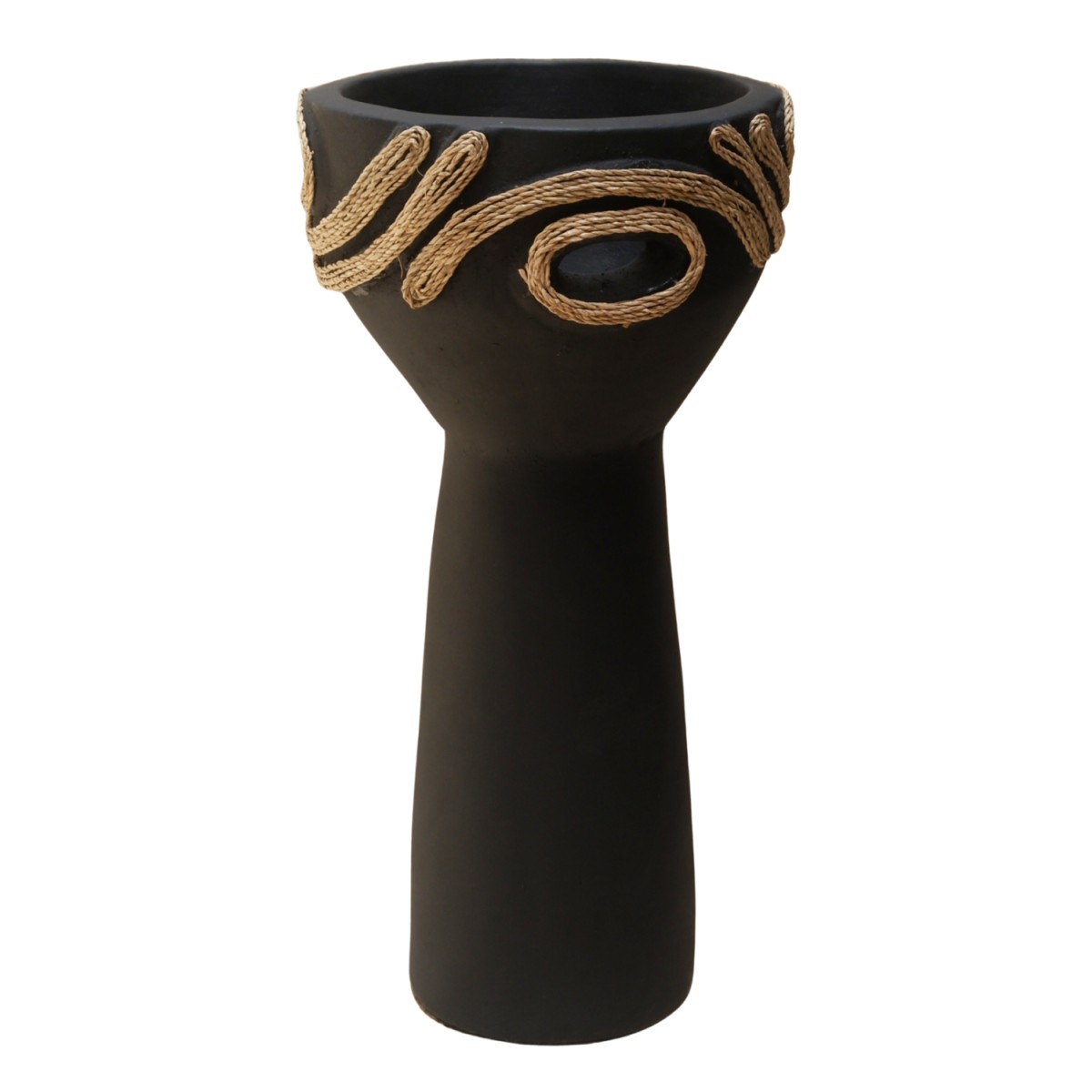 ΕΠΙΤΡΑΠΕΖΙΟ ΔΙΑΚΟΣΜΗΤΙΚΟ DEAN HM4679.01 ΜΑΥΡΗ ΤΕΡΑΚΟΤΑ & ΣΧΟΙΝΙ AGEL Φ18x35Υεκ