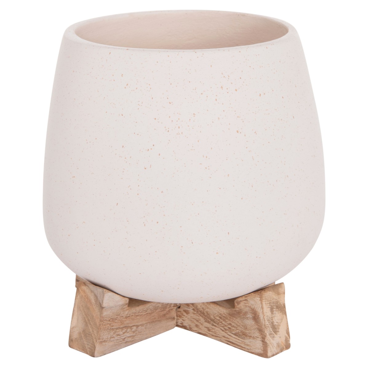 ΓΛΑΣΤΡΑ ΕΣ.ΧΩΡΟΥ FRELLO HM4674.02S ΛΕΥΚΟ FIBER CEMENT--TEAK ΒΑΣΗ 14,5x14,5x16Υεκ.