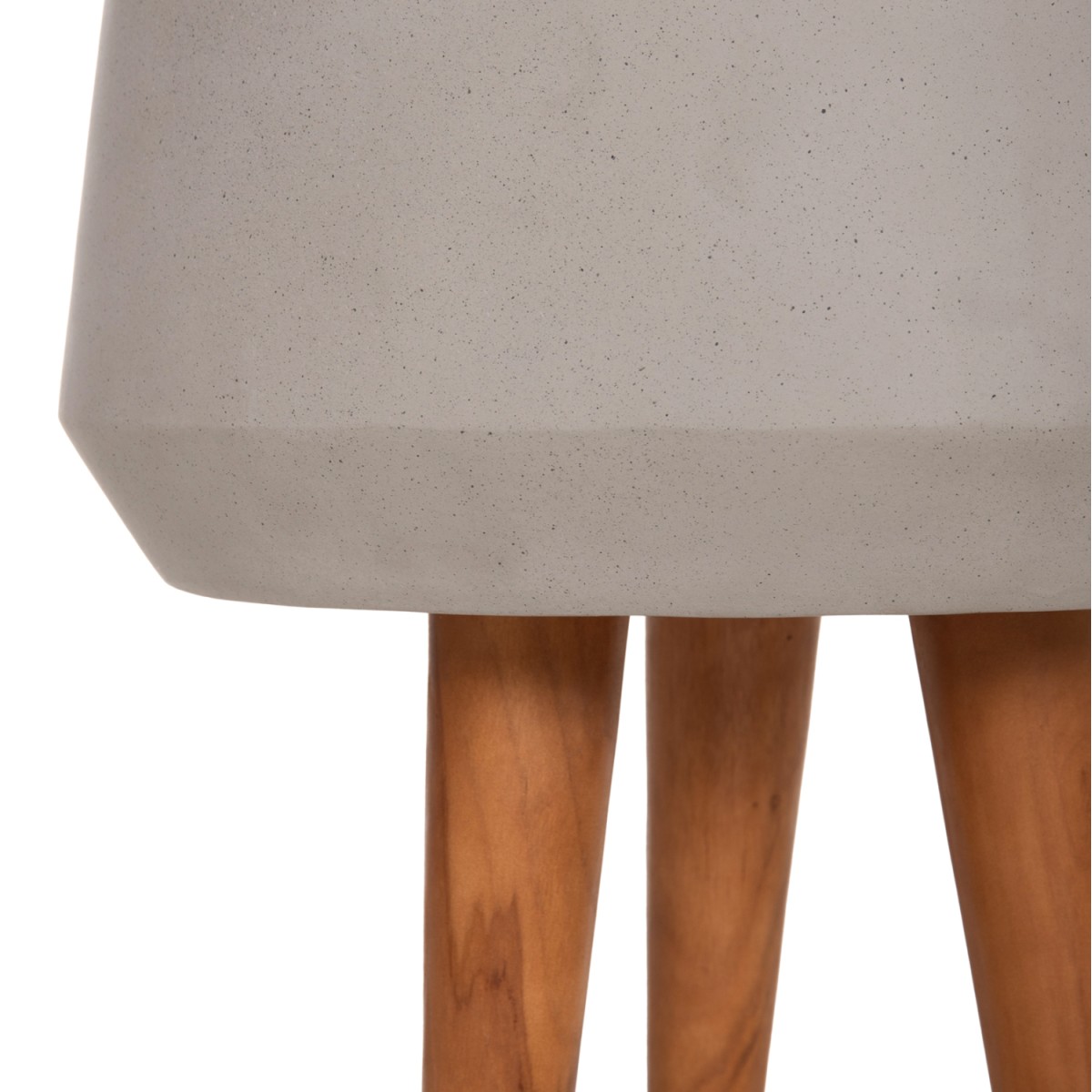 ΓΛΑΣΤΡΑ ΕΣΩΤ.ΧΩΡΟΥ QUAN HM4680.03M FIBER CEMENT ΓΚΡΙ--ΒΑΣΗ TEAK Φ35x50Υεκ