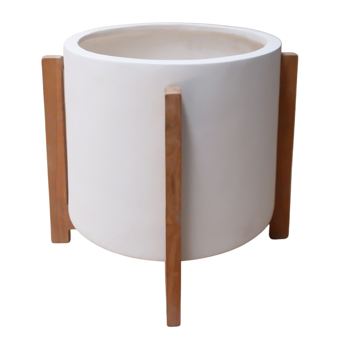 ΓΛΑΣΤΡΑ ΕΣΩΤ.ΧΩΡΟΥ HOFF HM4682.02M FIBER CEMENT ΛΕΥΚΟ-TEAK ΒΑΣΗ Φ40x39Υεκ